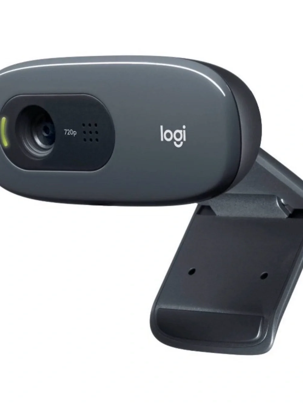 Logitech 720p Webcam in Dark Gray and Black